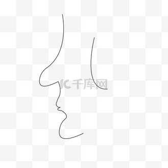 五官鼻部侧脸曲线
