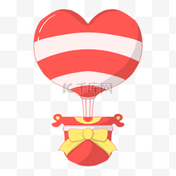 爱心礼盒爱心气球图片_红色桃心气球礼盒
