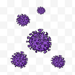 吸收细菌图片_紫色人体病毒细菌
