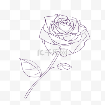 玫瑰花logo设计素材-玫瑰花logo模板设计-海报图片下载-千库网