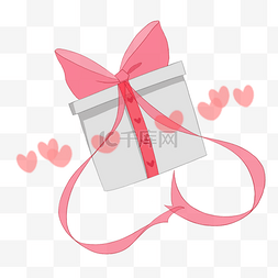 礼物盒创意图片_日系小清新粉色卡通可爱礼物盒