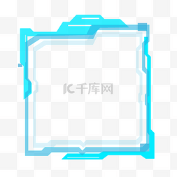 科技边框免扣图片_时尚科技感边框元素
