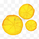 夏季水彩手绘柠檬水果矢量