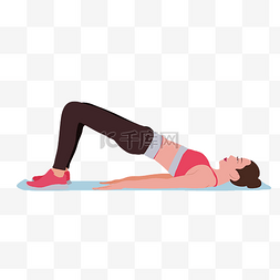 长期卧床图片_女性瑜伽锻炼