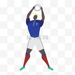 运动风格海报图片_个性意大利球员世界杯足球