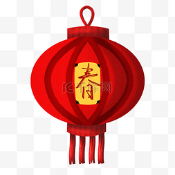 春节新春灯笼传统喜庆中国红PNG