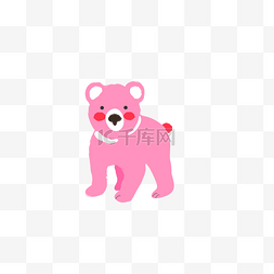 动物小熊动物插画图标