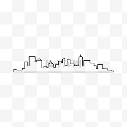 线绘城市图片_简笔画城市