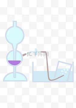 化学实验室的插画