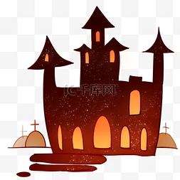 万圣节主题幽灵城堡