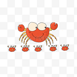 大螃蟹小螃蟹