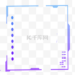 高科技科技感边框图片_几何形状科技感边框