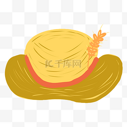 黄色时尚帽子图片_黄色女士帽子