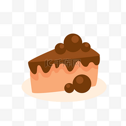 卡通烘焙食品图片_巧克力蛋糕PNG