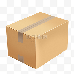 包装快递盒图片_长方体创意包装盒矢量卡纸瓦楞纸