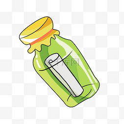 绿色漂流瓶 