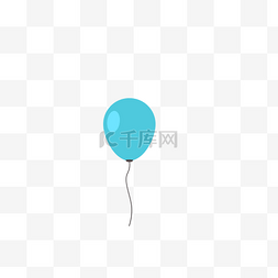 胀气图片_气球蓝色气球