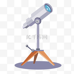 天文卡通图片_天文望远镜