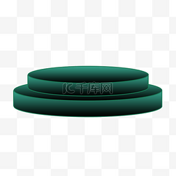 圆柱绿色图片_绿色圆柱舞台元素