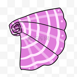 空间感网格线图片_紫色手绘条纹裙子元素