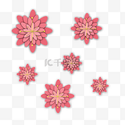 粉色花瓣漂浮素材图片_节日漂浮花瓣花朵渐变