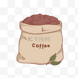 熟食店logo图片_温馨文艺风咖啡豆咖啡店装饰图案