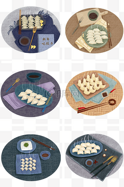中国传统美食图片_冬至节气吃饺子传统美食传统习俗