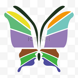 绿色蝴蝶logo图片_蝴蝶飞飞