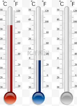 温度湿度图片_手绘温度计矢量图免抠