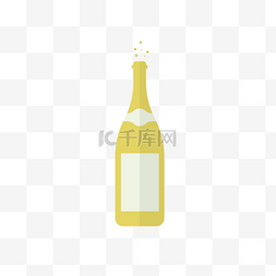 水瓶玻璃图片_汽水瓶饮料瓶元素