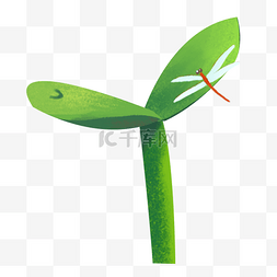 闪光绿色图片_绿色植物叶子元素