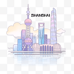 上海老酸奶图片_城市地标上海东方明珠外滩PNG