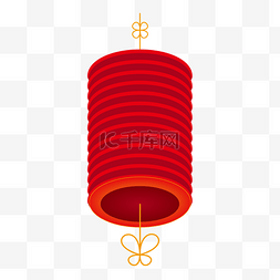 中国风红色折叠灯笼