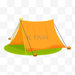  黄色的帐篷 