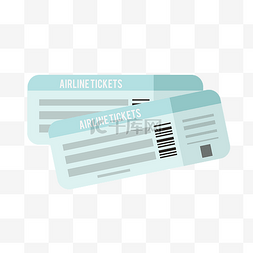 飞机票素材图片_卡通飞机票png