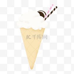 手绘甜点糖果图片_手绘美味冰淇淋