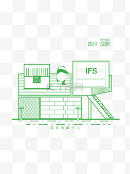 城市建筑图标设计图片_扁平化城市建筑图标矢量设计元素