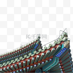 大气建筑图片_传统文化建筑古代房檐