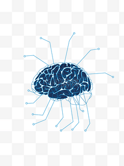 科技大脑大脑图片_科技智能大脑元素
