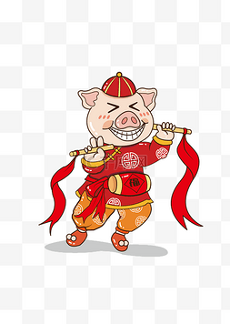 著名长沙开福寺图片_猪猪在开心跳秧歌