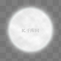 中秋节的可爱图片_发光的月亮圆圆的月球