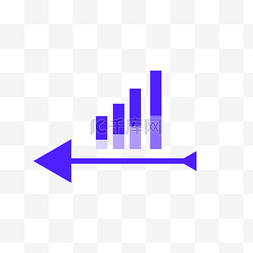 信息柱状图图片_商务矢量数据紫色柱状箭头