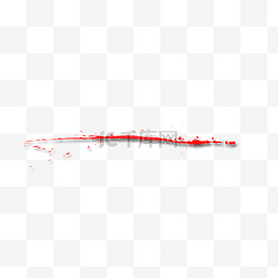 飞溅血点图片_红色创意线条血痕