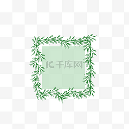 菱形图片_方形创意植物卡片