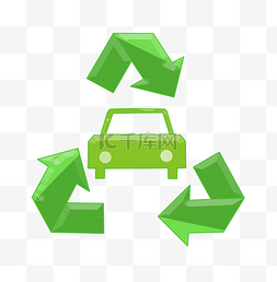 绿色环保回收图片_绿色可回收物