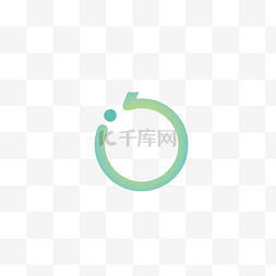 圆环logo圆环图片_蓝色渐变圆环淘宝嘉年华电商logo