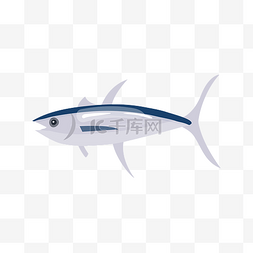 卡通海鱼元素图片_矢量手绘动物海鱼