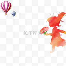 庆祝热气球图片_儿童节节日庆祝图案