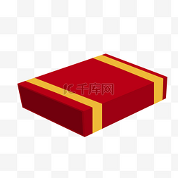 红色创意礼盒装饰
