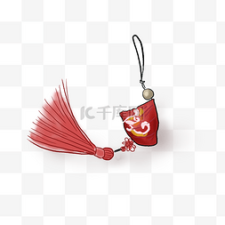 中国传统节日古风图片_端午节手绘传统香包